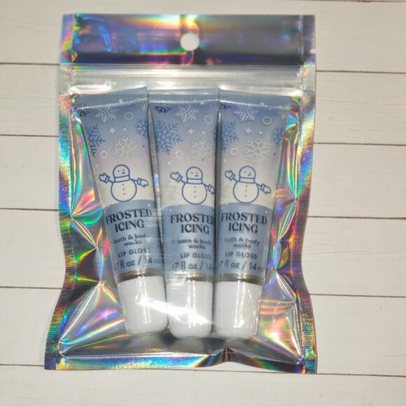 🆕(9) Bath & Body Works Christmas Lip Glosses Bundle/Lot - Picture 4 of 6